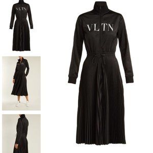 ISO Valentino VLTN pleated jersey midi dress
